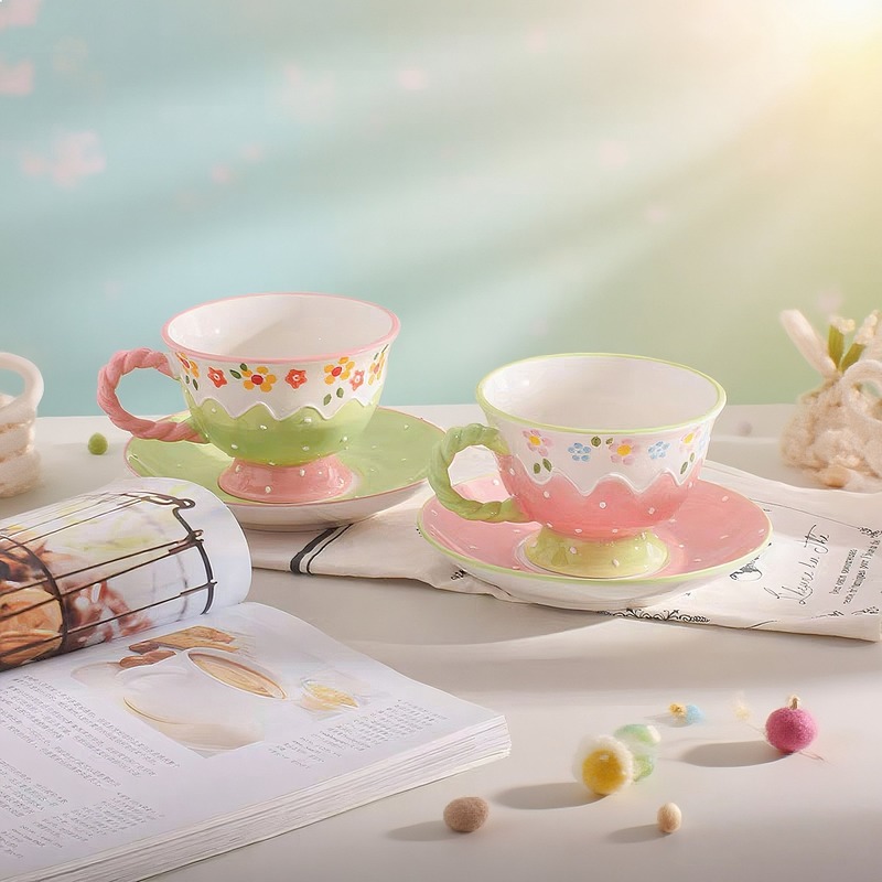 Korean Style Hand Painted Flor - Korean Tea Set review and price