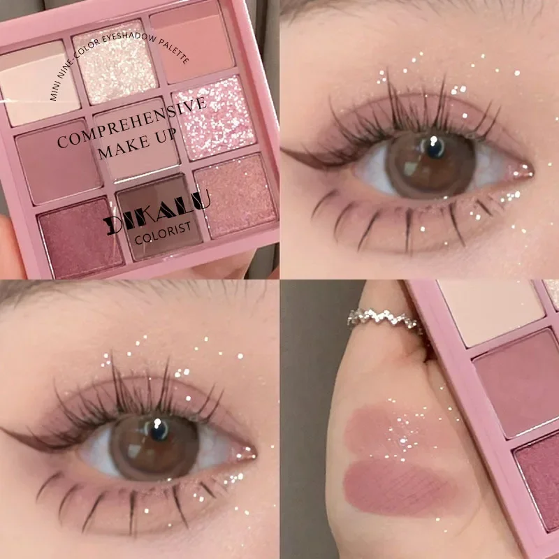 9Color Eyeshadow Palette Rose  - Korean Tea Set review and price