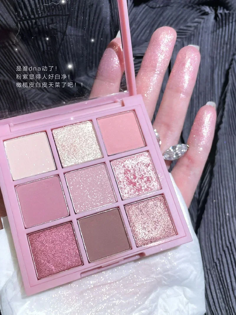 9Color Eyeshadow Palette Rose  - Korean Tea Set review and price