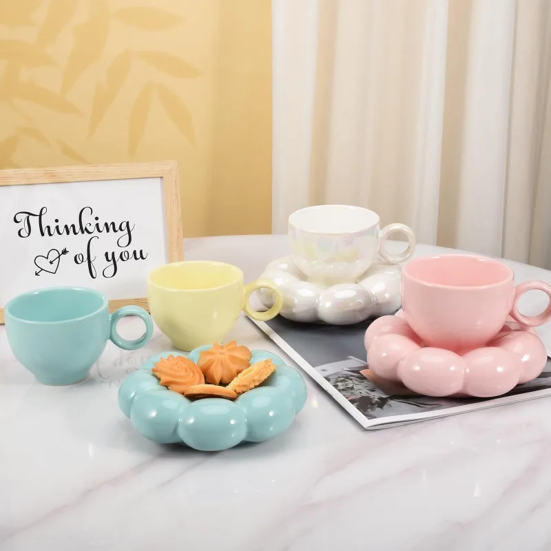 Ceramic Cloud Coffee Mug Sets  - Korean Tea Set review and price